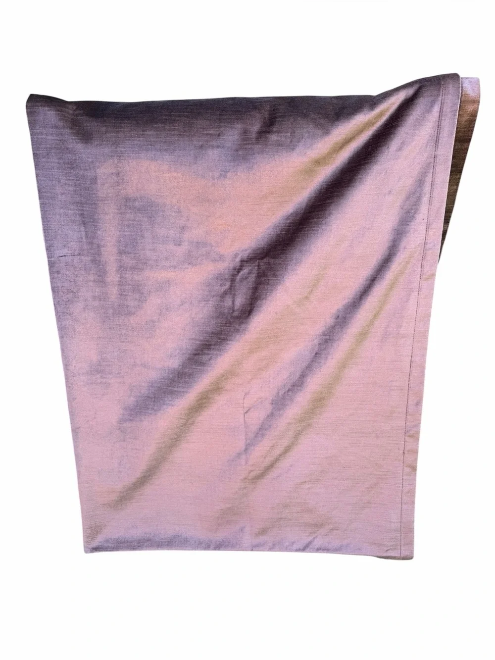 West Elm Velvet Luster 2-Piece Drape Set Purple Unlined Cotton Blend 48x84 GUC